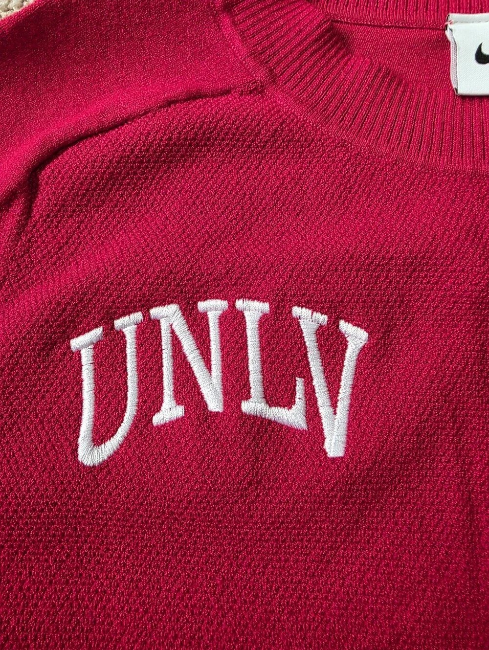 Nike UNLV Red Crewneck Sweater